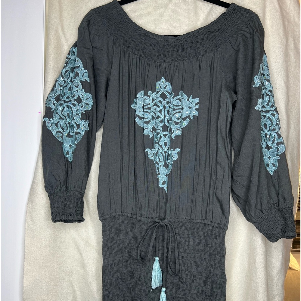 Bahamian style dress by Miss June Paris.